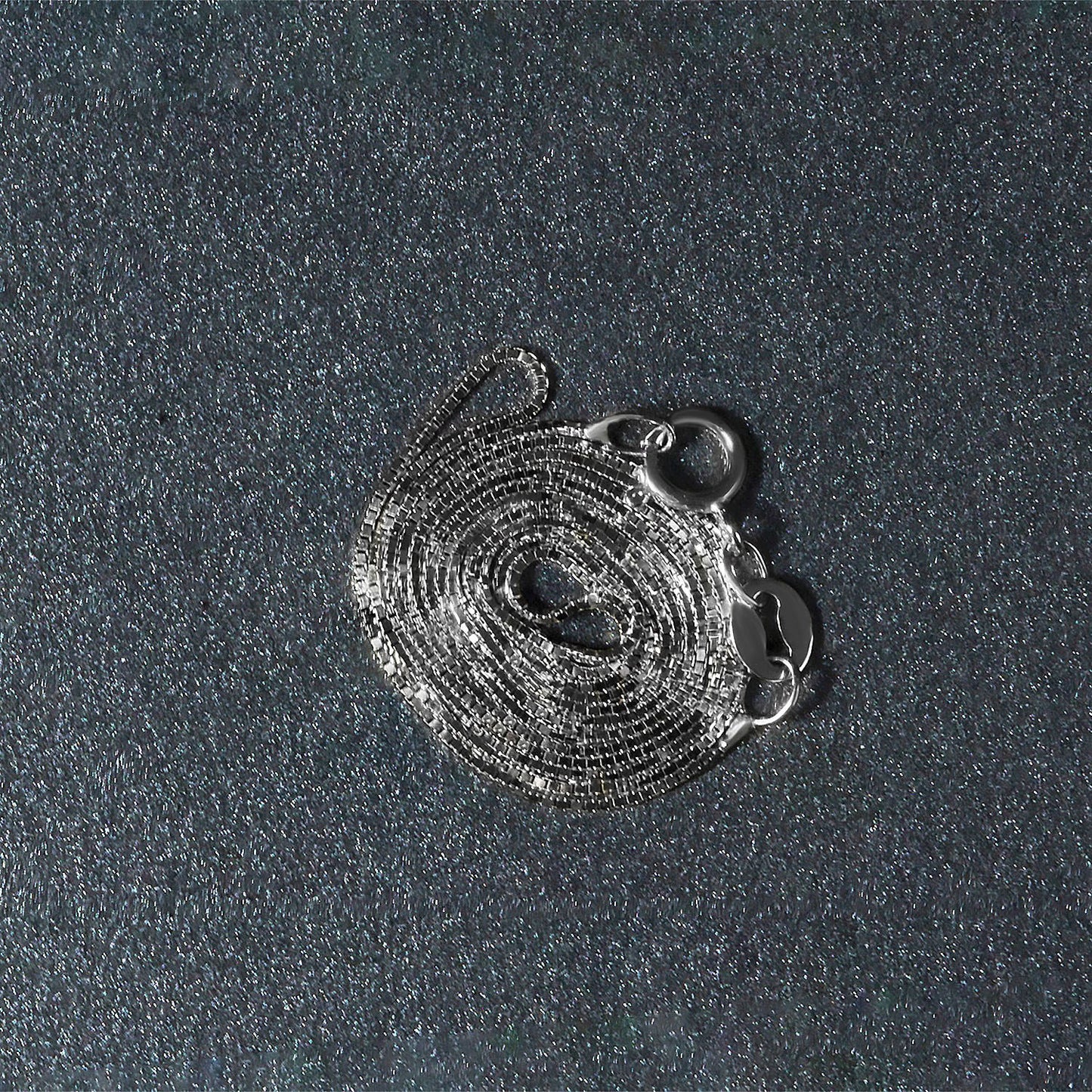 10k White Gold Classic Box Chain (0.60 mm)